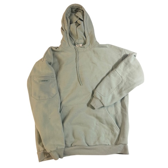 Comfrt Other - Comfrt Signature Hoodie Sage Green XL Built-in Eye Mask Sensory Utility Travel
